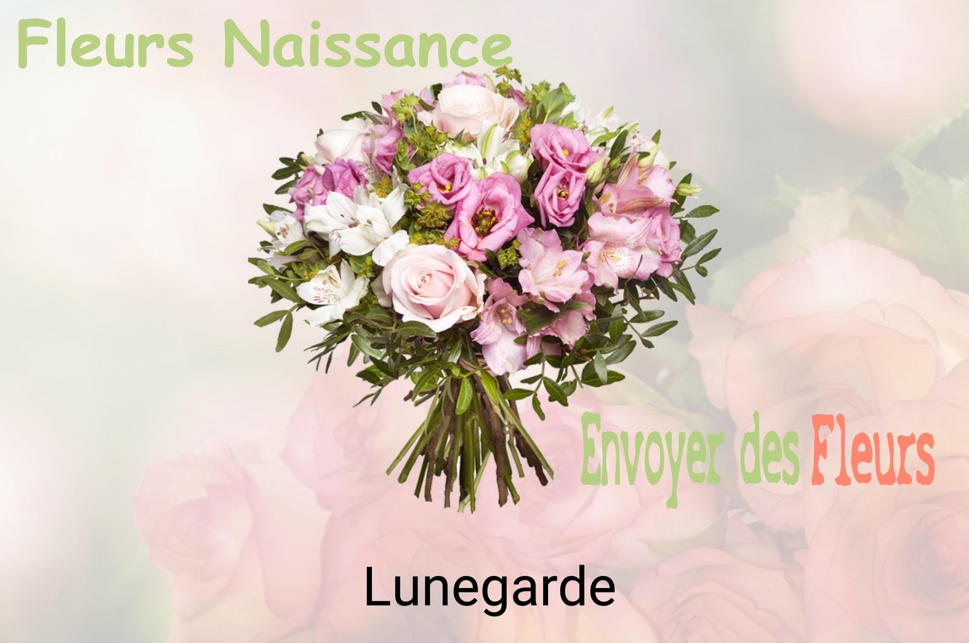Bouquet de fleurs de naissance livré à Lunegarde